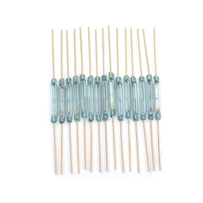 Cylewet 15Pcs Reed Switch with Gilded Lead Normally Open (N/O) Magnetic Induction Switch Electromagnetic for Arduino (Pack of 15) CYT1065 - Image 2